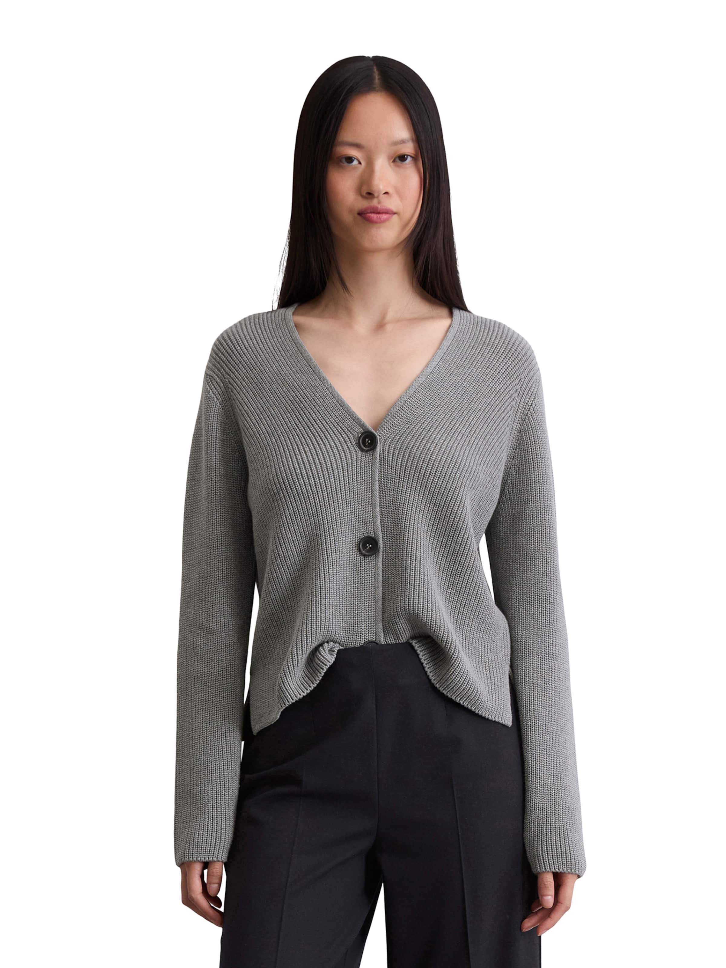 Cardigan Marc O'Polo en gris : devant
