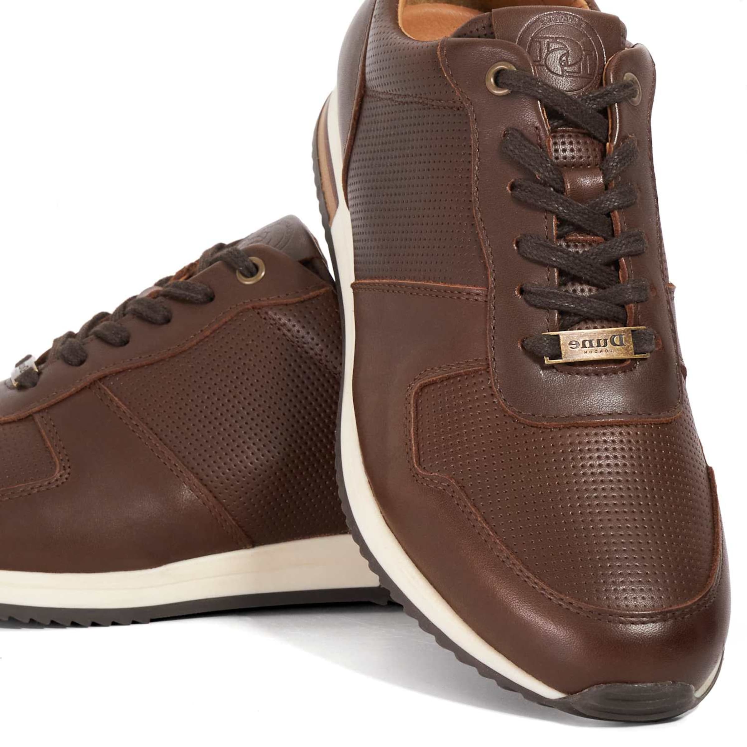 Dune LONDON Sneakers laag 'Trilogy' in Bruin