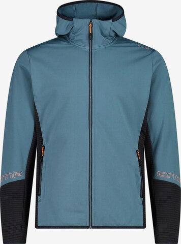 CMP Athletic Fleece Jacket in Blue: front