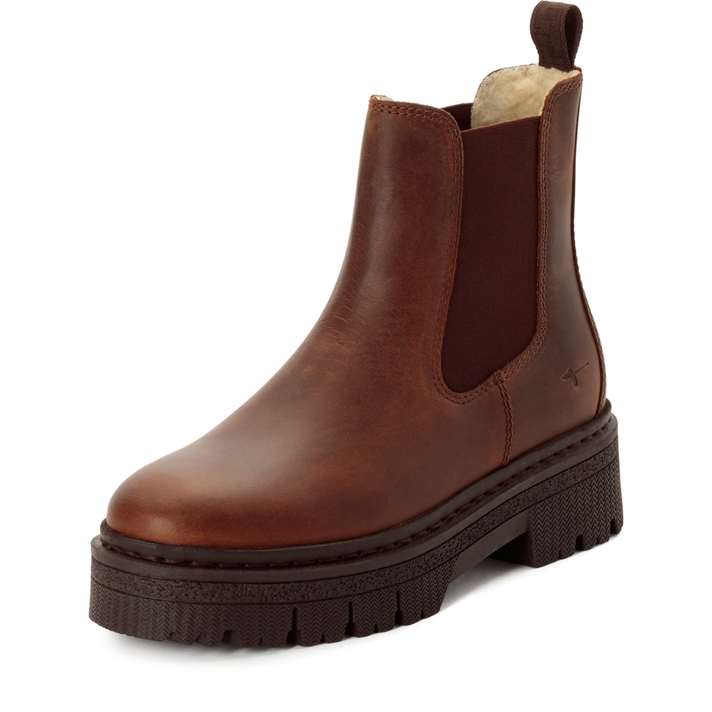 Tamaris Chelsea Boots in Braun: Vorderseite