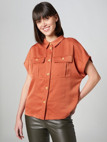 Guido Maria Kretschmer Women Bluse 'Levinia' i oransje: forside