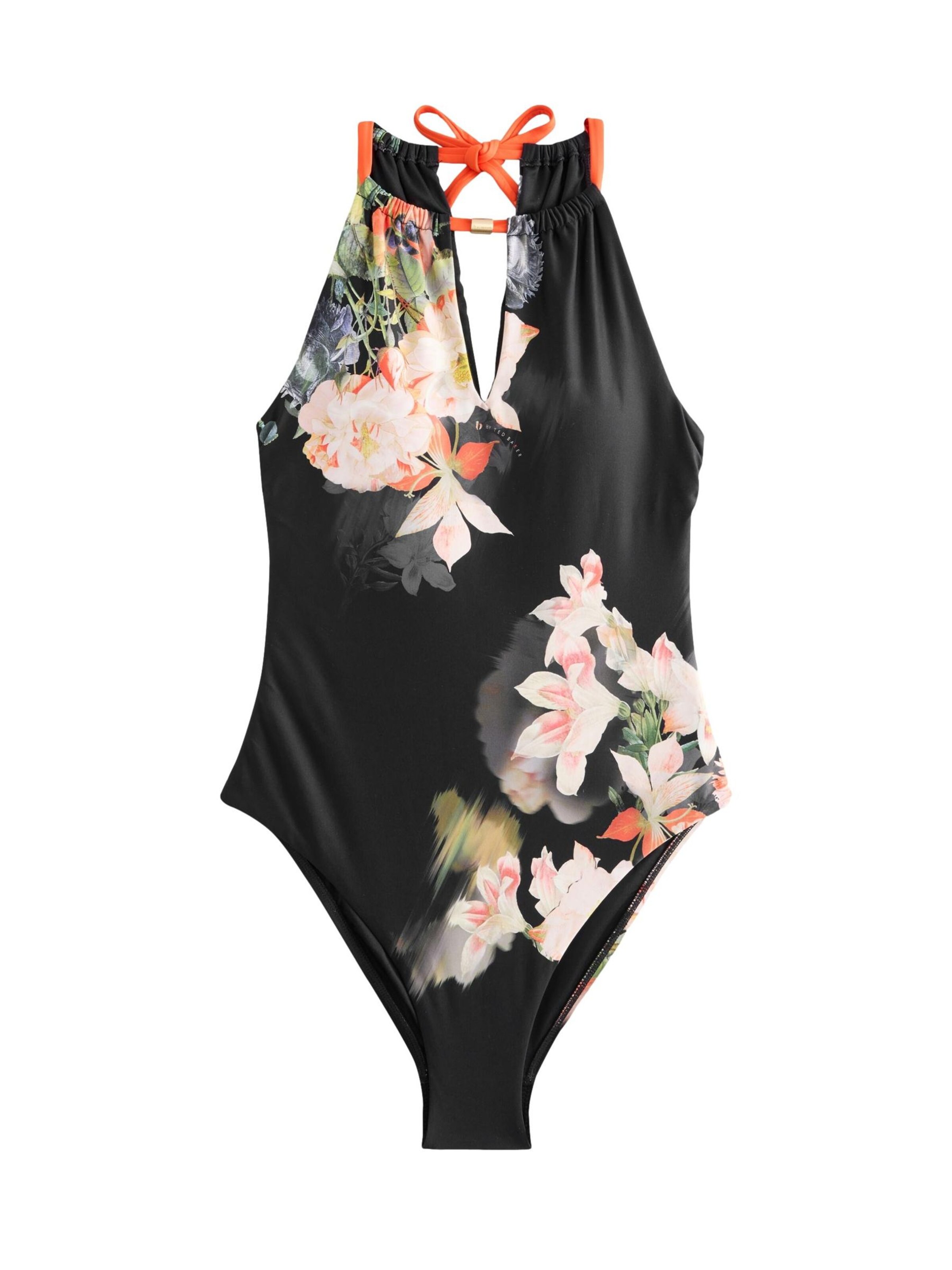 Col haut Maillot de bain B by Ted Baker en noir : devant