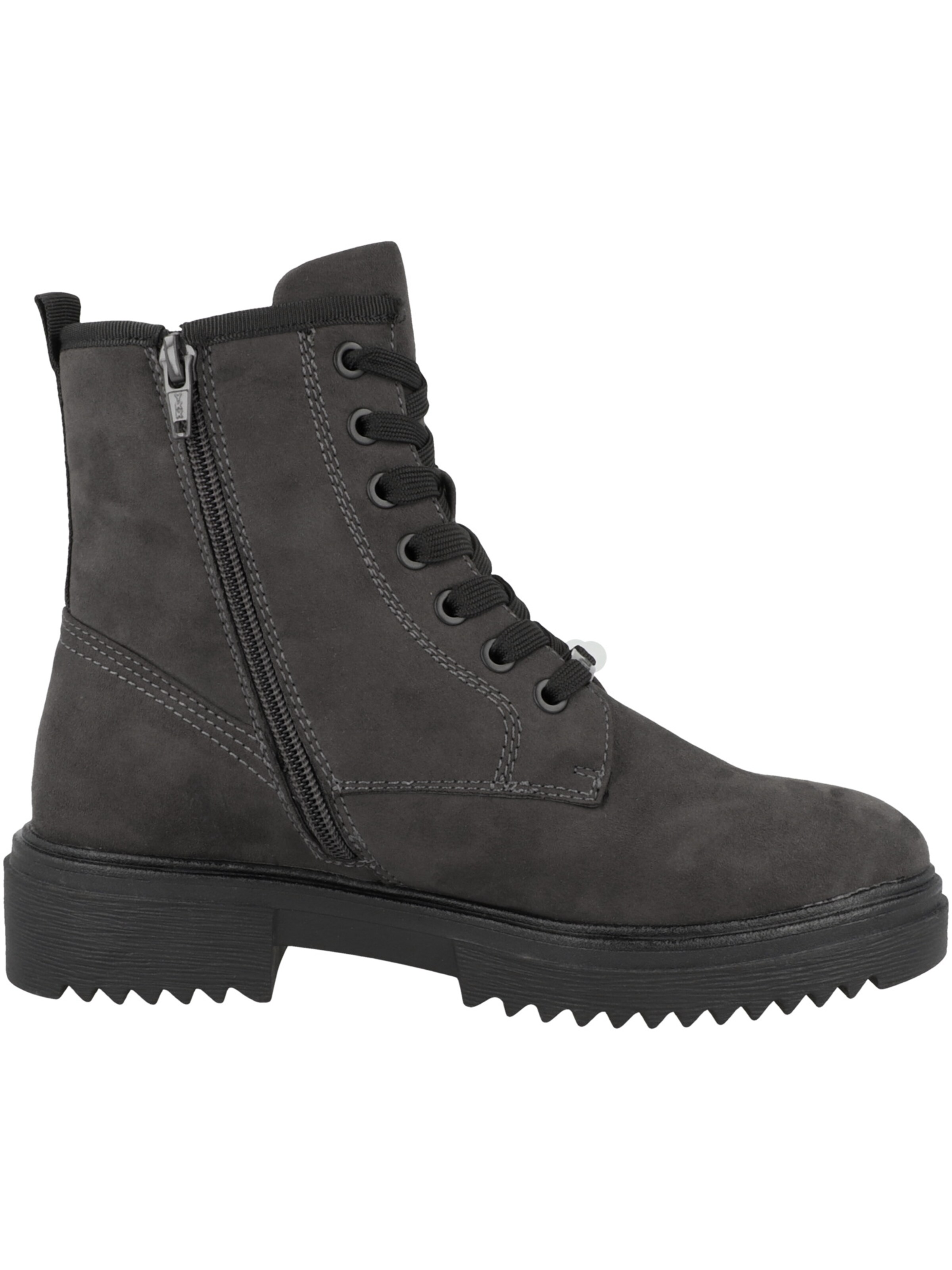 s.Oliver Lace-up bootie in Grey