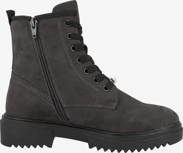 s.Oliver Lace-Up Ankle Boots in Grey