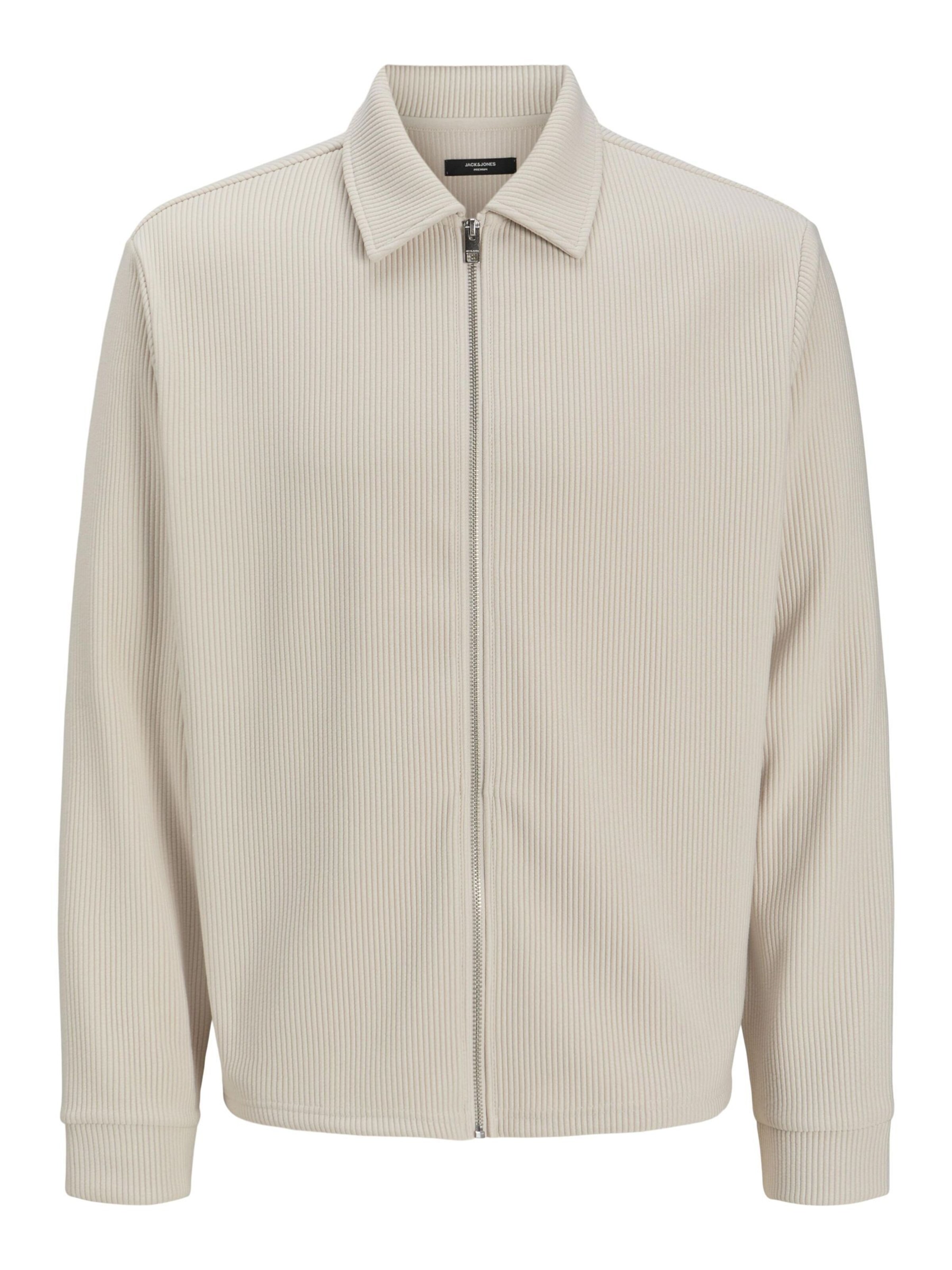 JACK & JONES - Ajuste regular Chaqueta de entretiempo en beige: frente