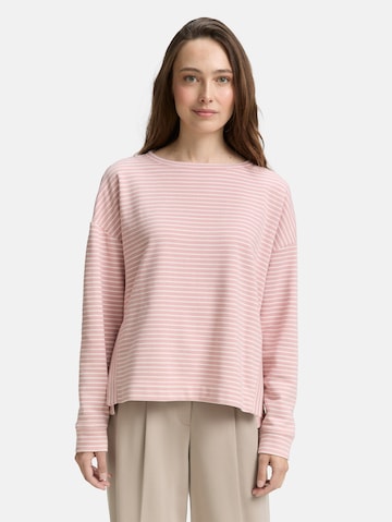 TOM TAILOR Sweatshirt in Roze: voorkant