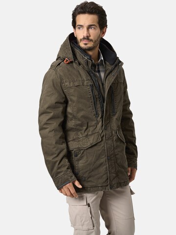 BABISTA Winterparka ' Lucivesto ' in Groen: voorkant