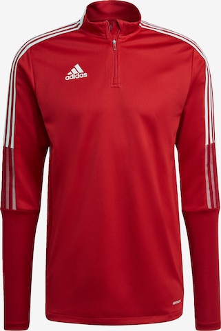 T-Shirt fonctionnel 'Tiro 21' ADIDAS SPORTSWEAR en rouge : devant