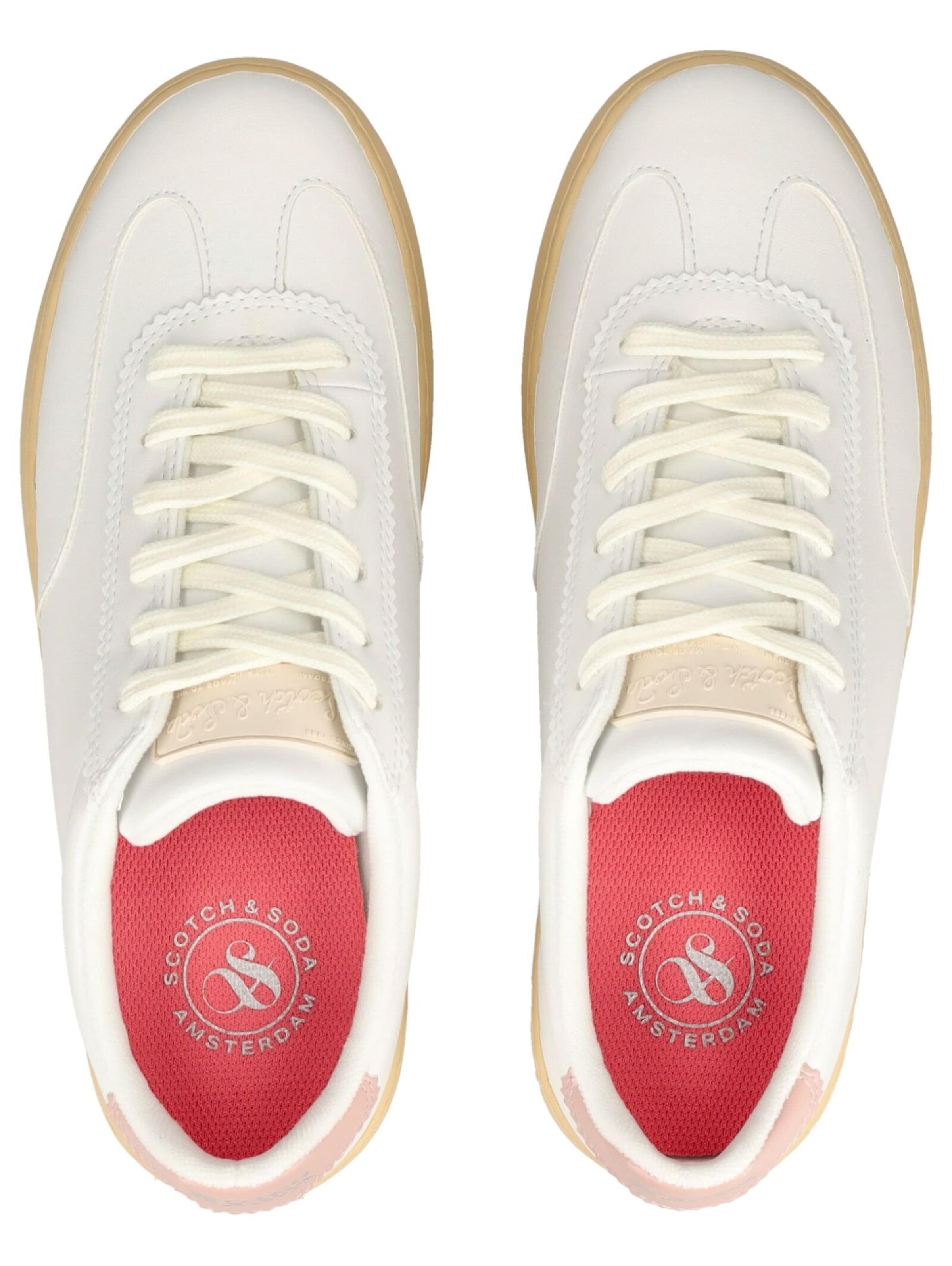 Baskets basses SCOTCH & SODA en blanc