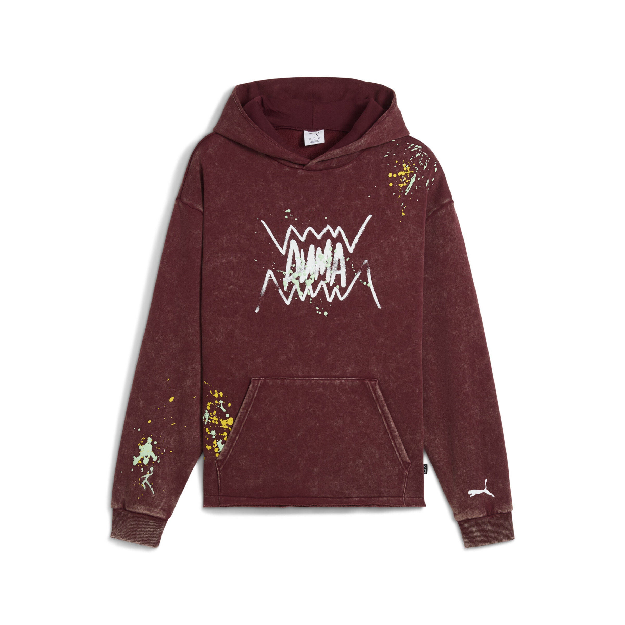 PUMA Sweatshirt 'Points In The Paint' in Rot: Vorderseite