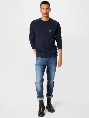 BOSS Orange Sweatshirt 'Westart' in Blau