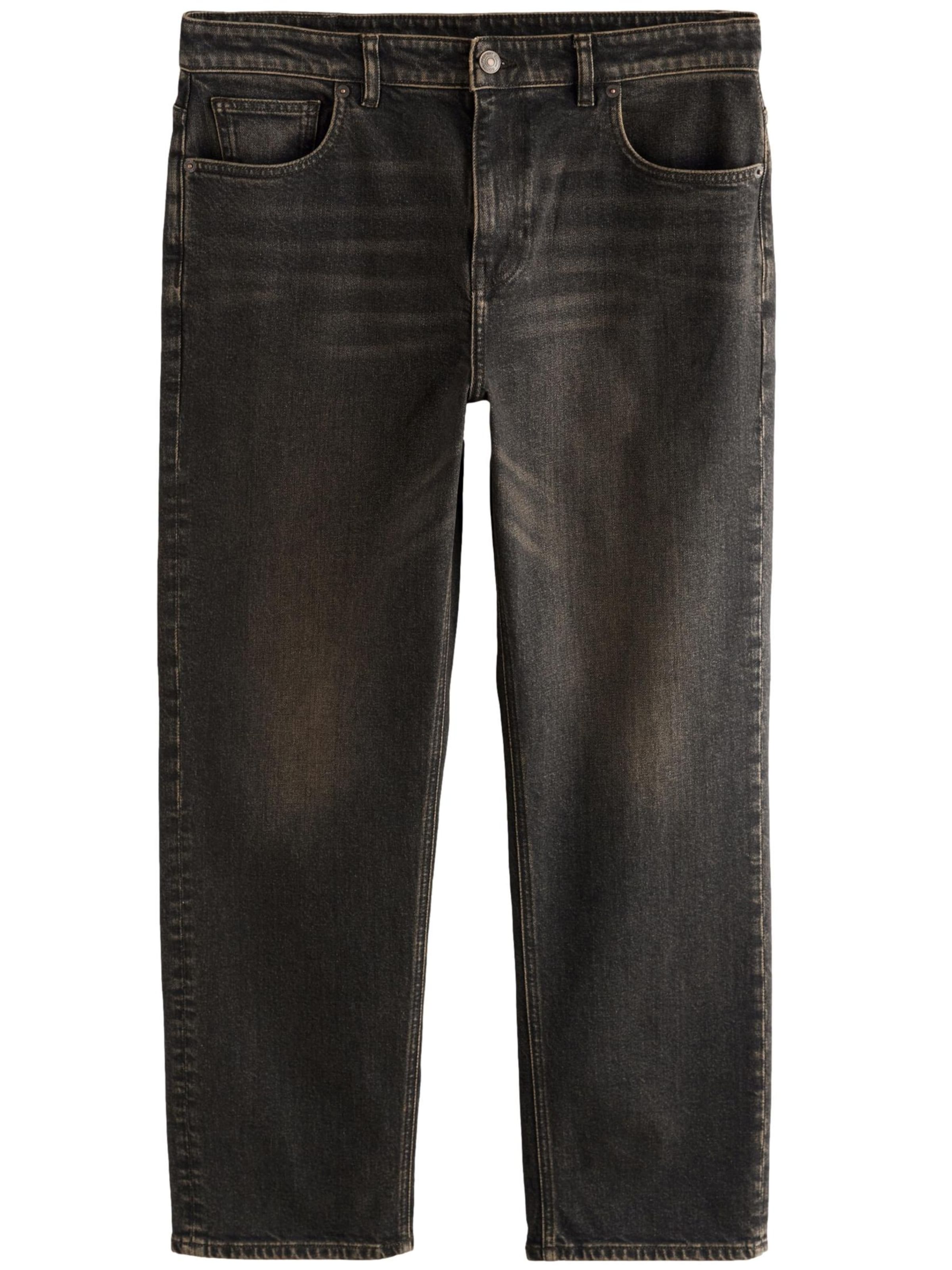 Next Regular Jeans 'Authentic' in Brown: front