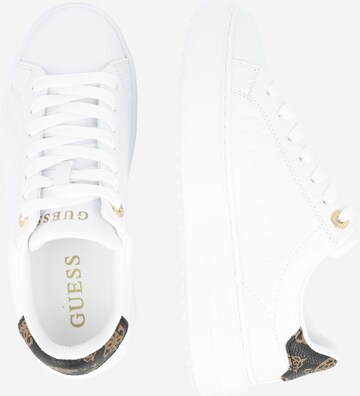 Sneaker bassa 'Denesa4' di GUESS in bianco