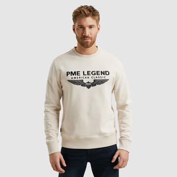 PME Legend Sweater in White: front
