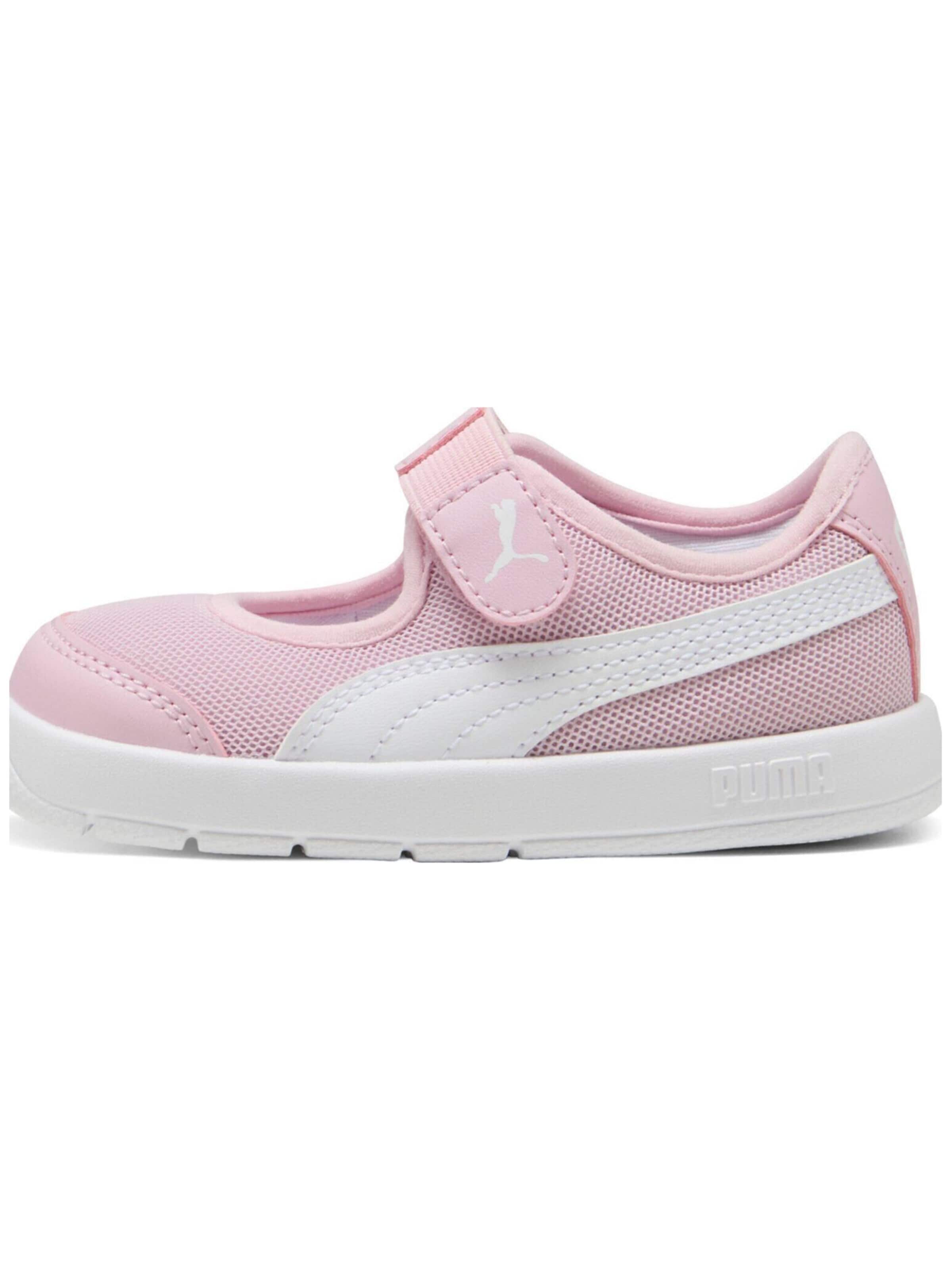 Sneaker 'Courtflex v3' di PUMA in rosa: frontale