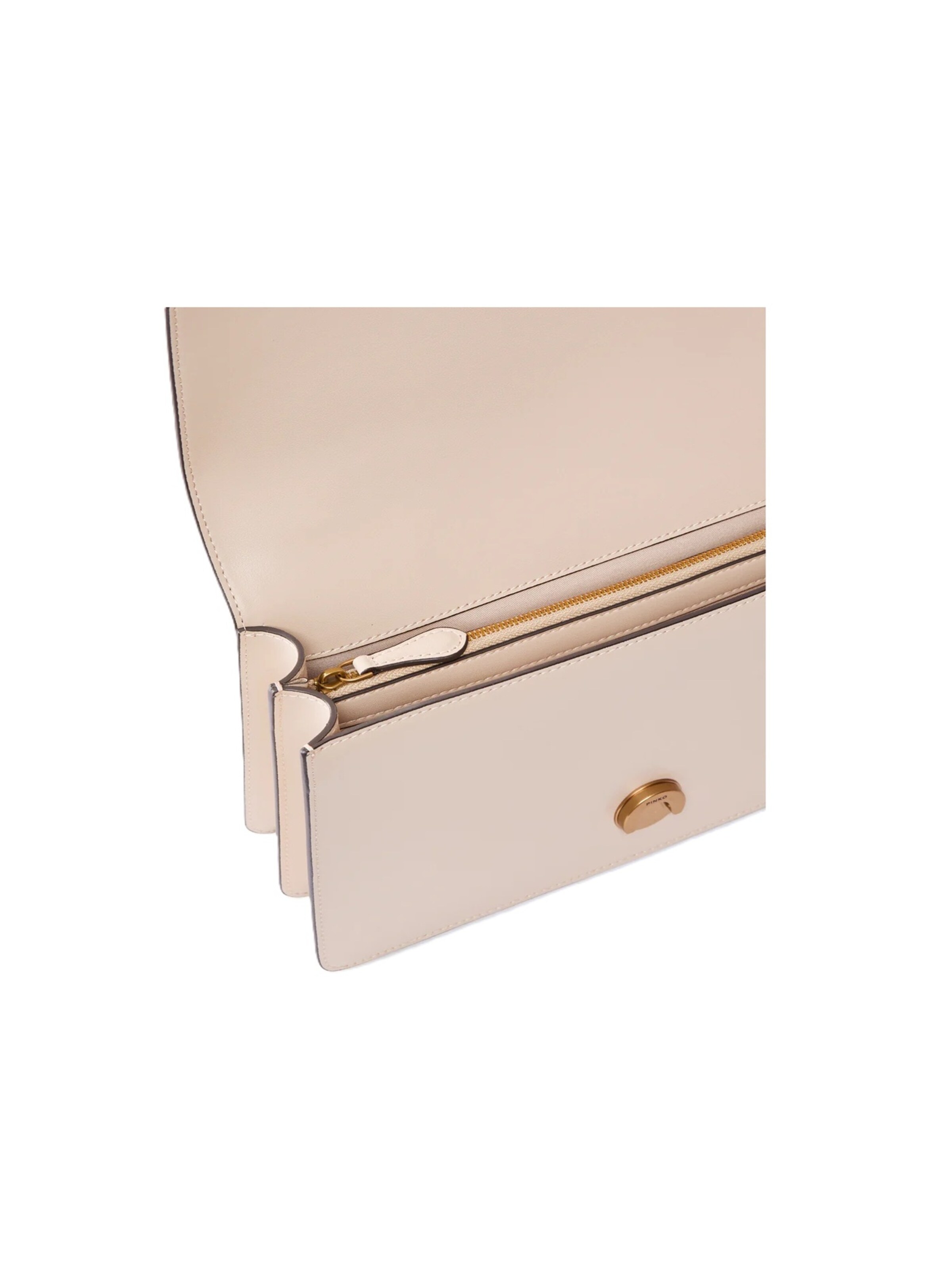 Borsa a spalla '105857 A0F1' di PINKO in beige