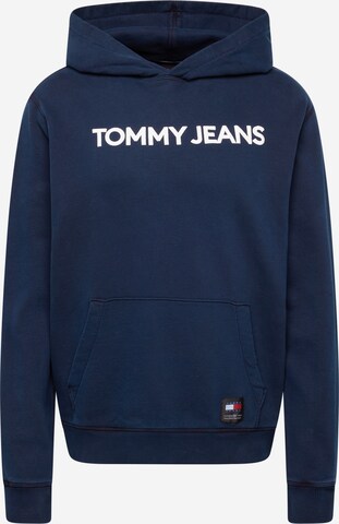 Tommy Jeans Mikina 'CLASSIC' - Modrá: predná strana