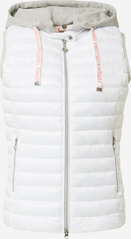 Frieda & Freddies NY Bodywarmer in Wit: voorkant