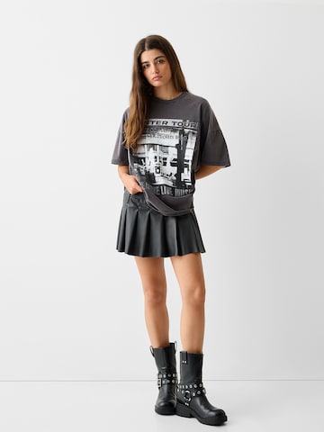 T-shirt Bershka en noir