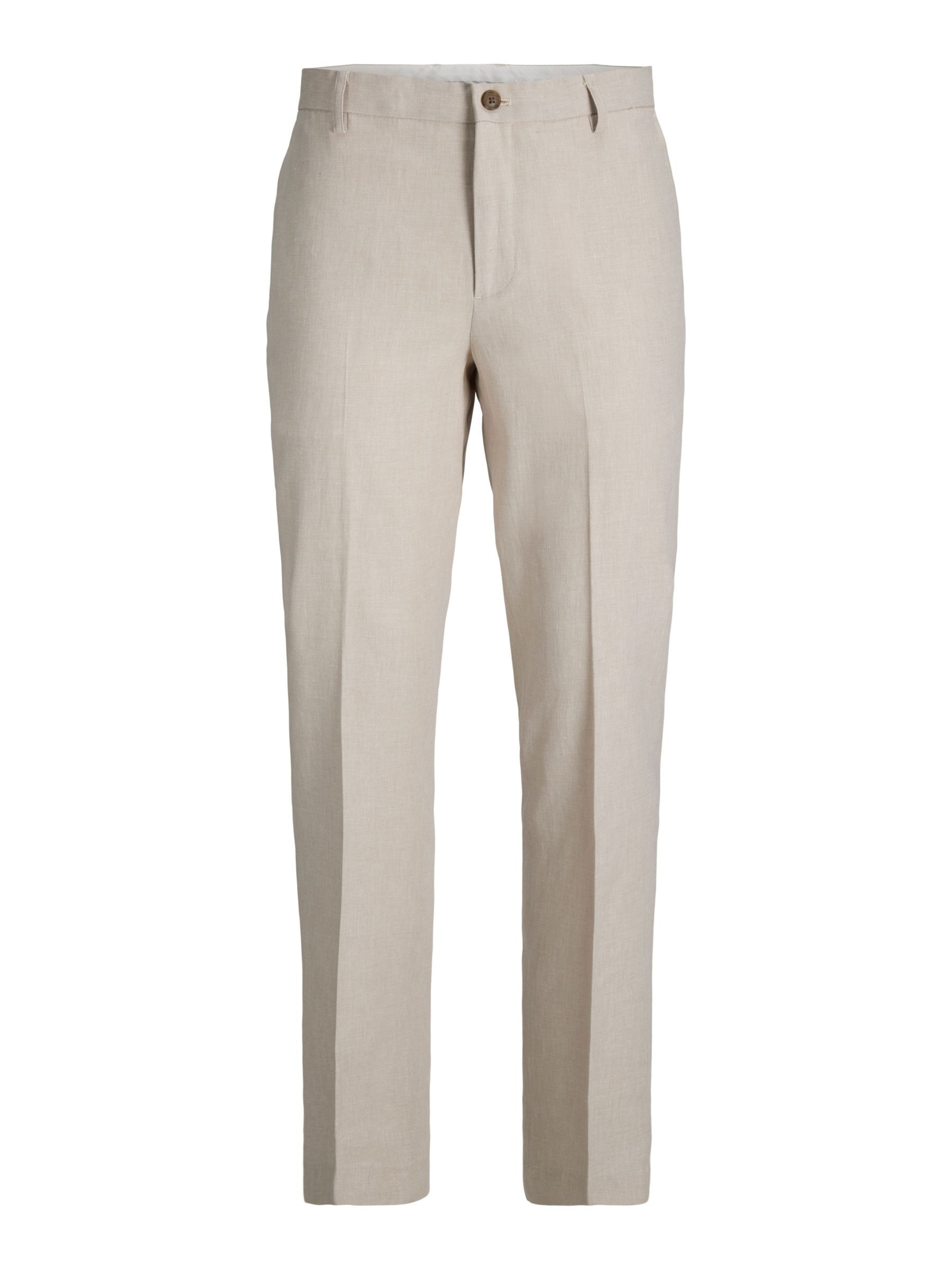 Regular Pantalon à pince JACK & JONES en beige : devant