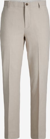 JACK & JONES Bukser med lægfolder i beige: forside