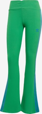 évasé Leggings ADIDAS ORIGINALS en vert : devant