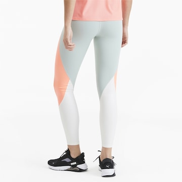 Skinny Pantaloni sportivi 'Pearl' di PUMA in grigio