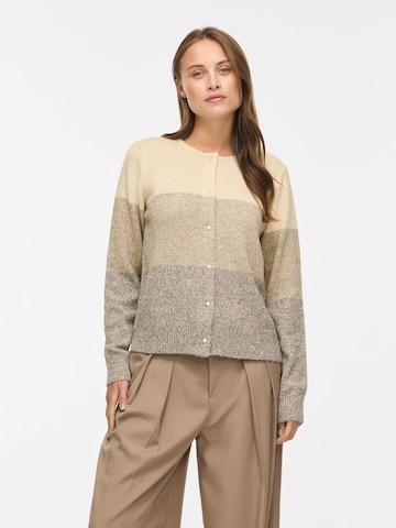 VILA Strickjacke 'VISposa' in Beige: Vorderseite