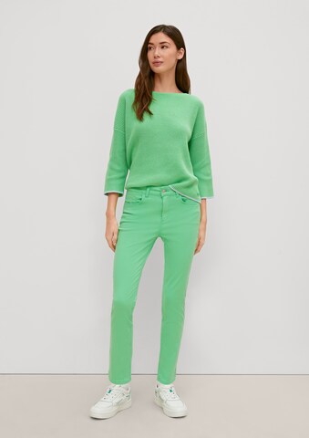 comma casual identity Slimfit Hose in Grün