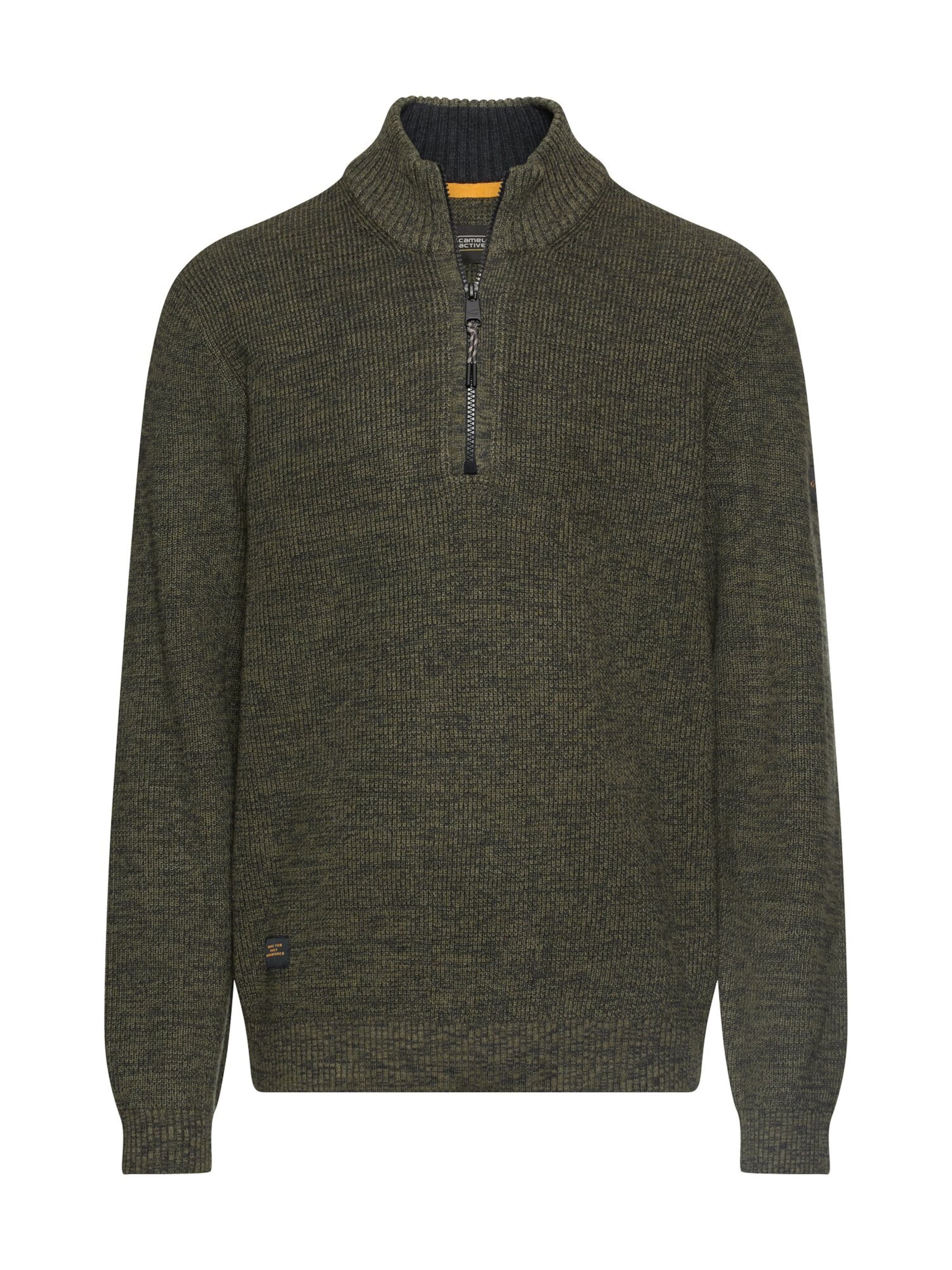 CAMEL ACTIVE Sweater in Green: front