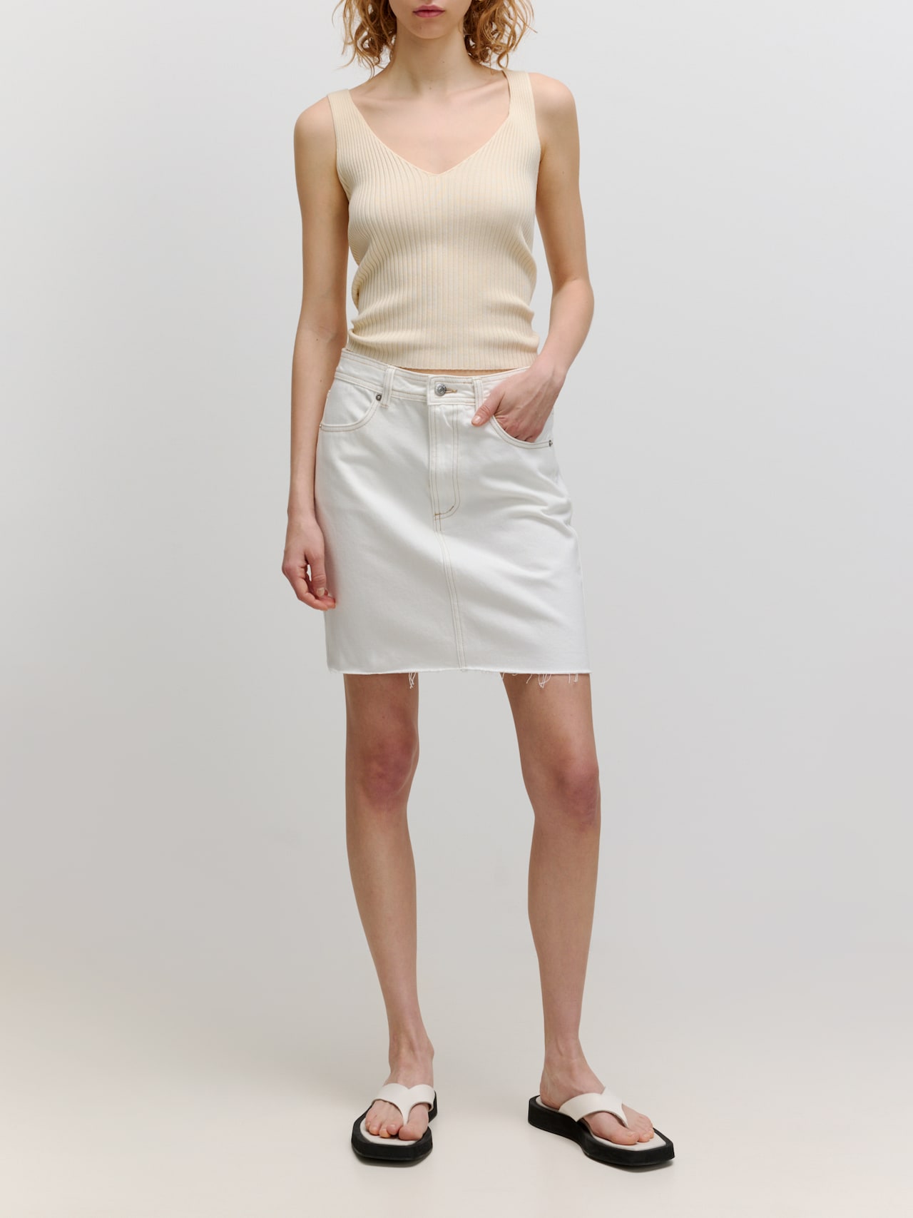 EDITED Produits Haut 'Onorata' beige