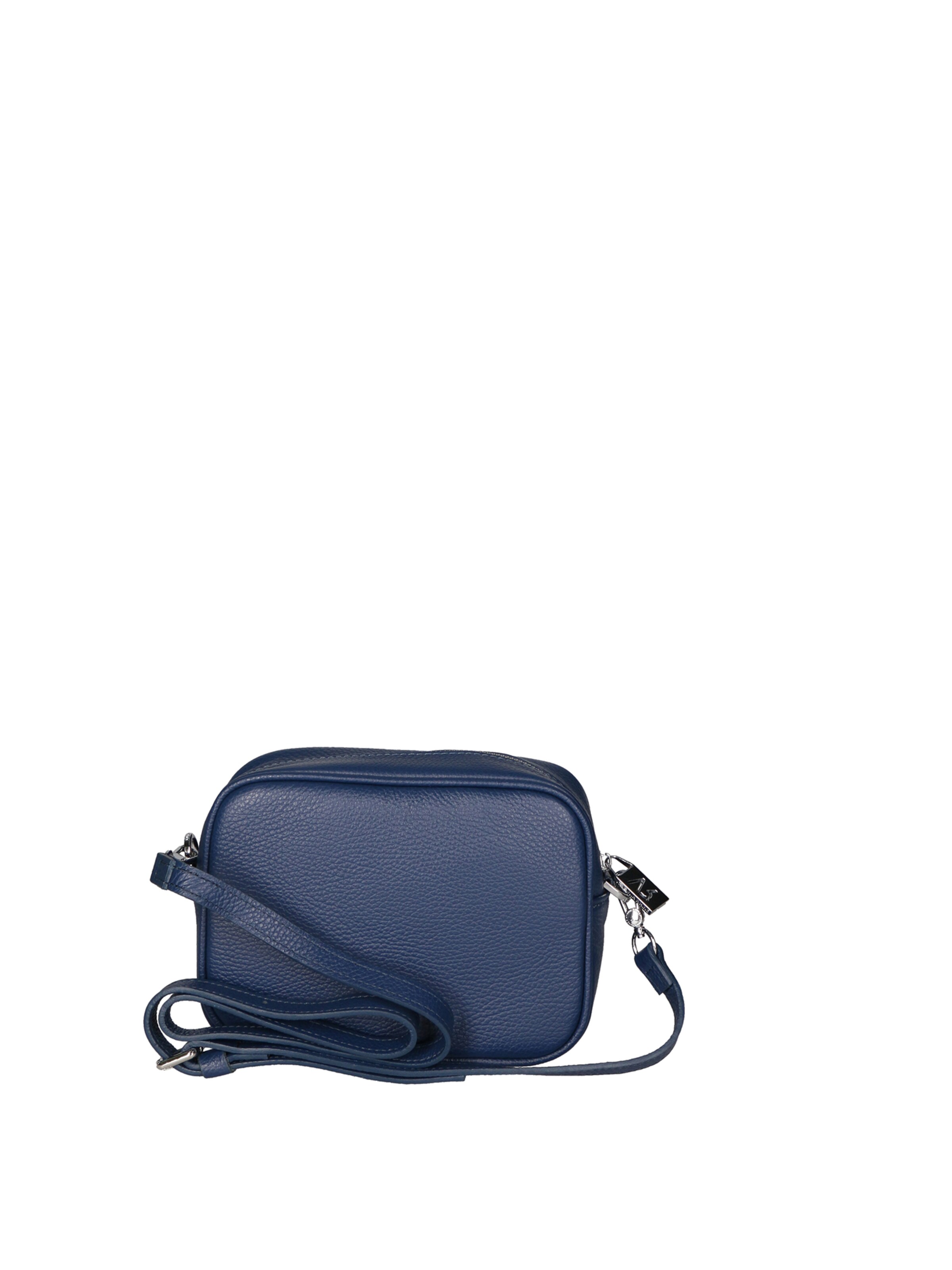 Borsa a tracolla 'Borsa a Tracolla Donna Pelle Virginia Rhinè Zip' di Virginia Rhinè in blu