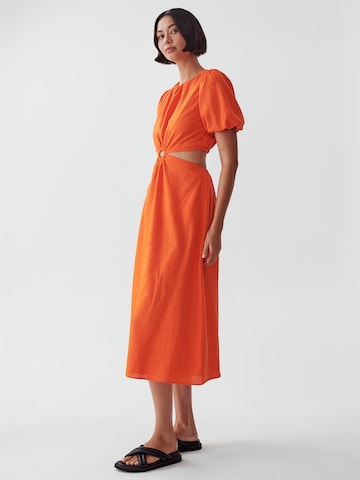 Calli - Vestido 'SUNDAY' em laranja