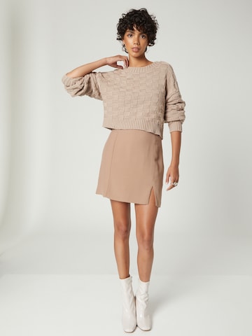 A LOT LESS Skirt 'Jaden' in Brown