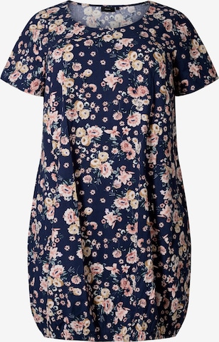 Robe 'JEASY' Zizzi en bleu : devant