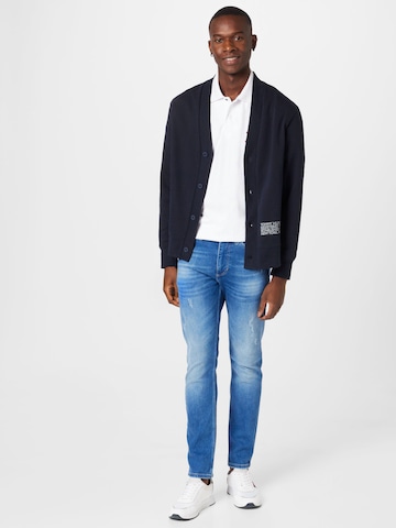 Veste de survêtement TOMMY HILFIGER en bleu