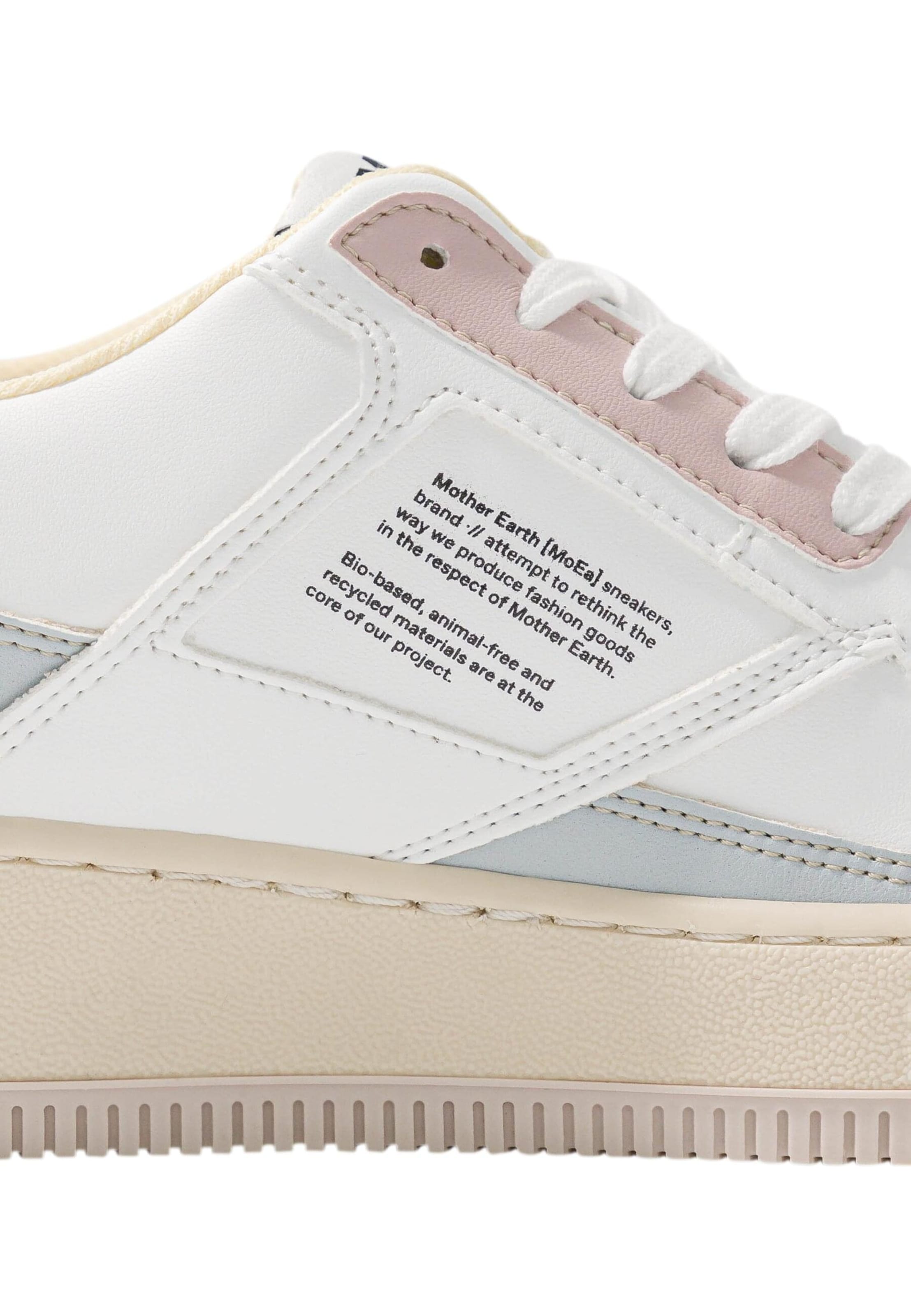 MoEa Sneakers laag 'Gen1 - All In Pastel' in Wit
