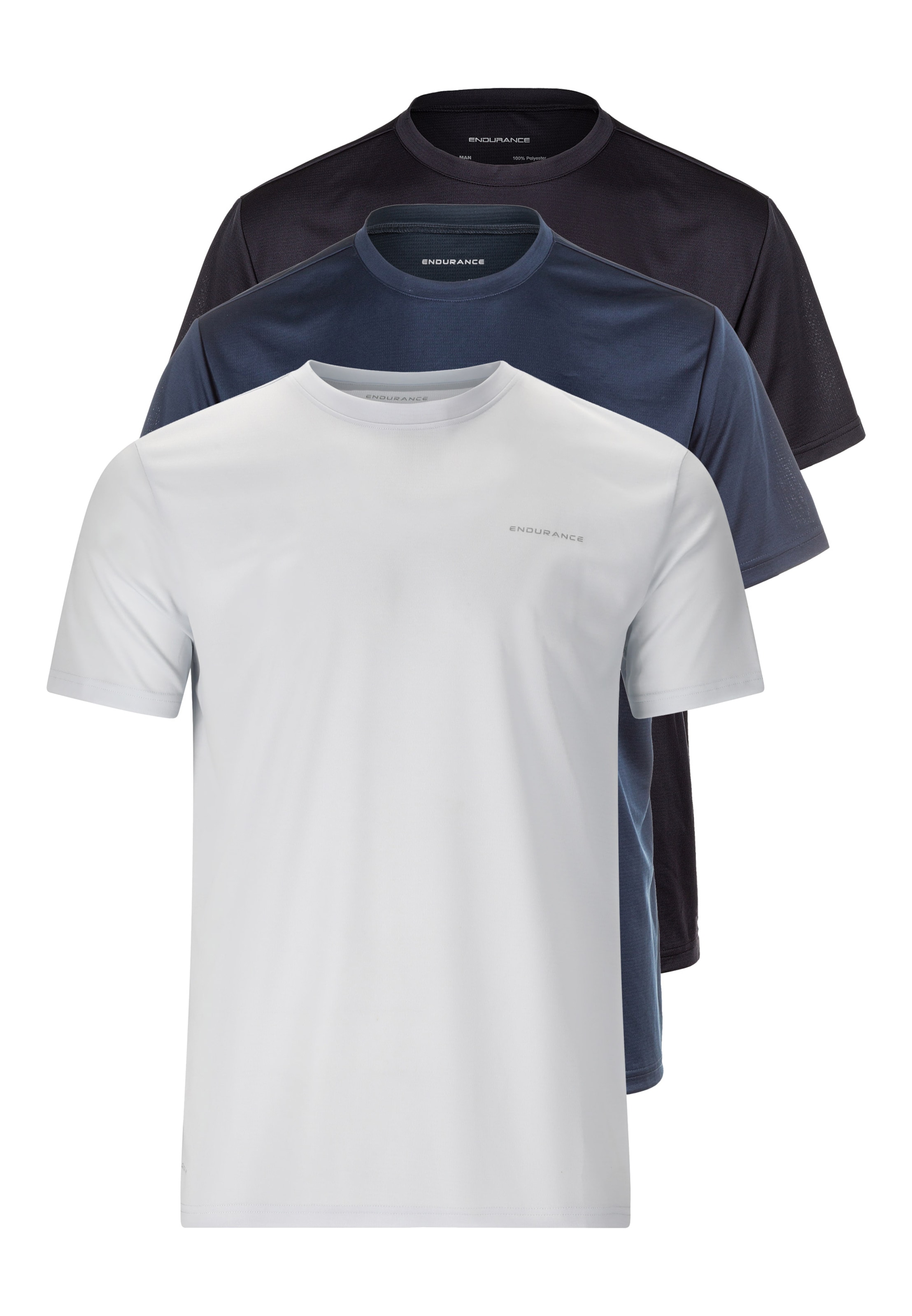 ENDURANCE Performance shirt 'Vernon V2' in XXL in Blue / Black / White, Item view