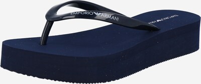 Emporio Armani Iešļūcenes ar pirkstu atdalītāju tumši zils / balts, Preces skats