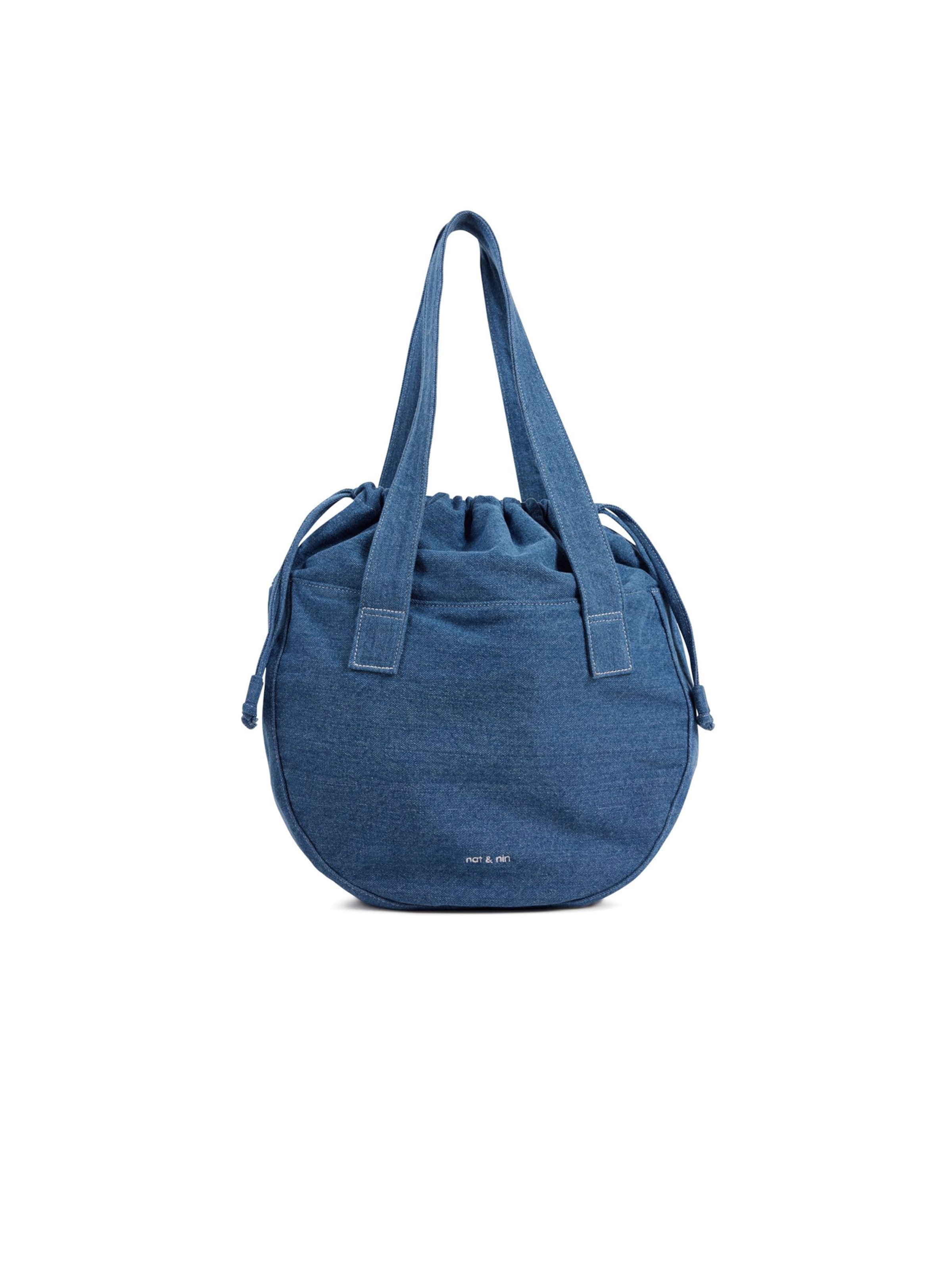 Nat&Nin Shopper 'Romane' i blå: forside