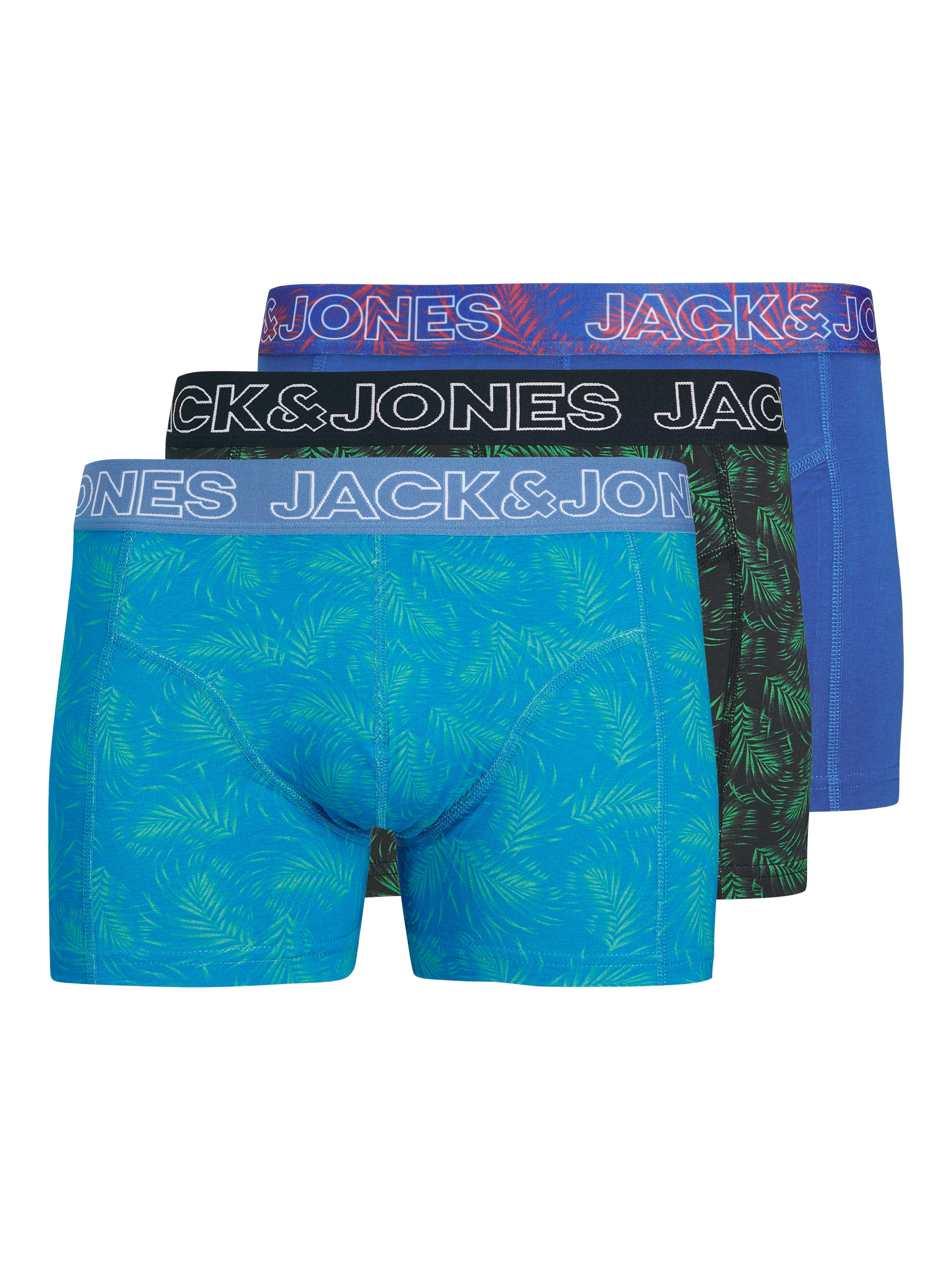 JACK & JONES Bokserki 'JACCANVEY' w kolorze aqua / królewski błękit / zielony / czarnym, Podgląd produktu