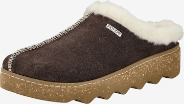 ROHDE Hausschuh in Braun: Vorderseite