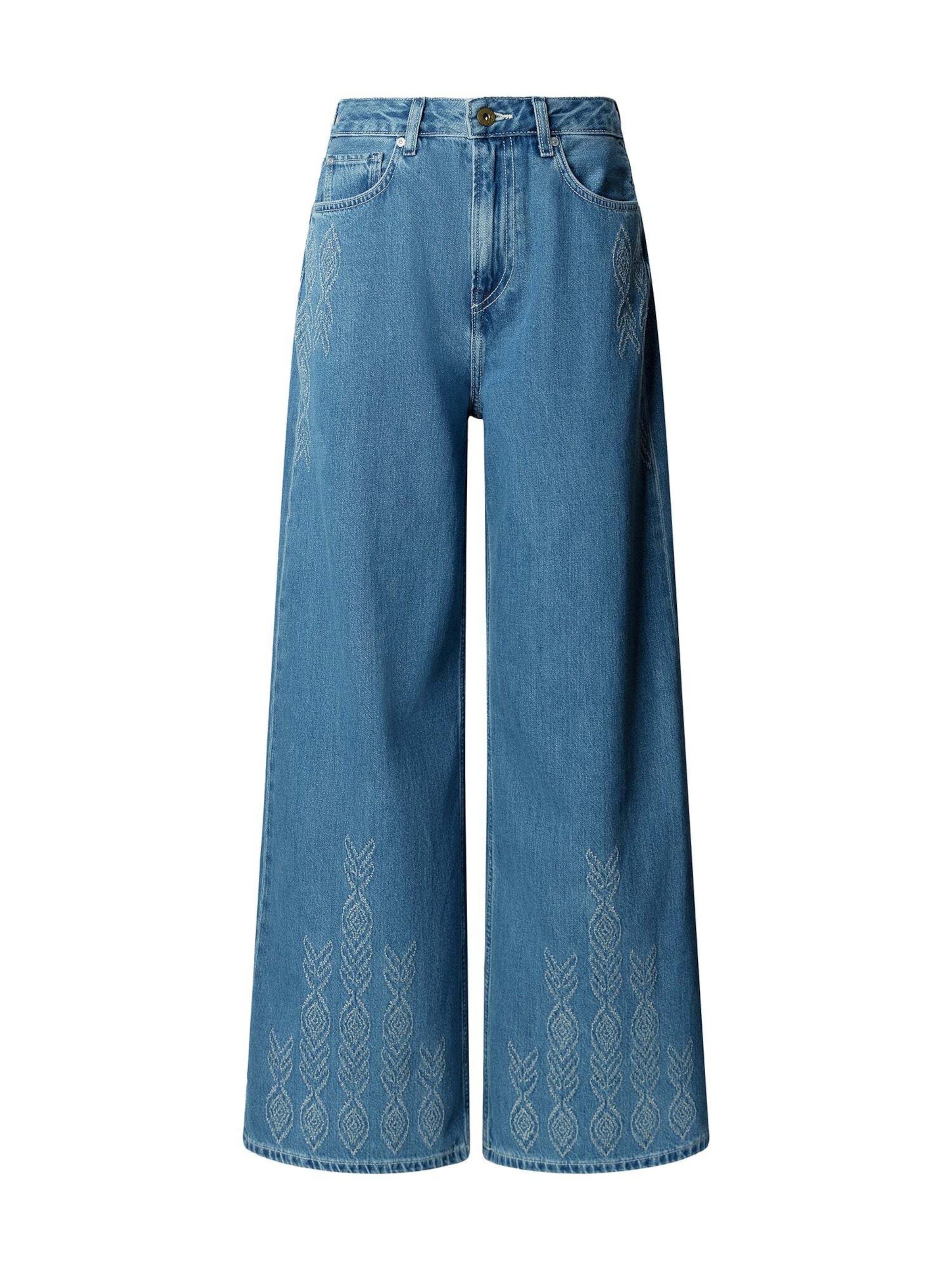 Pepe Jeans Loosefit Jeans 'JAIMY IKAT' in Blauw: voorkant