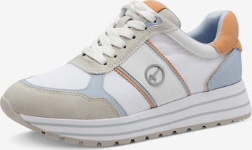 Sneaker low de la Tamaris pe albastru: față