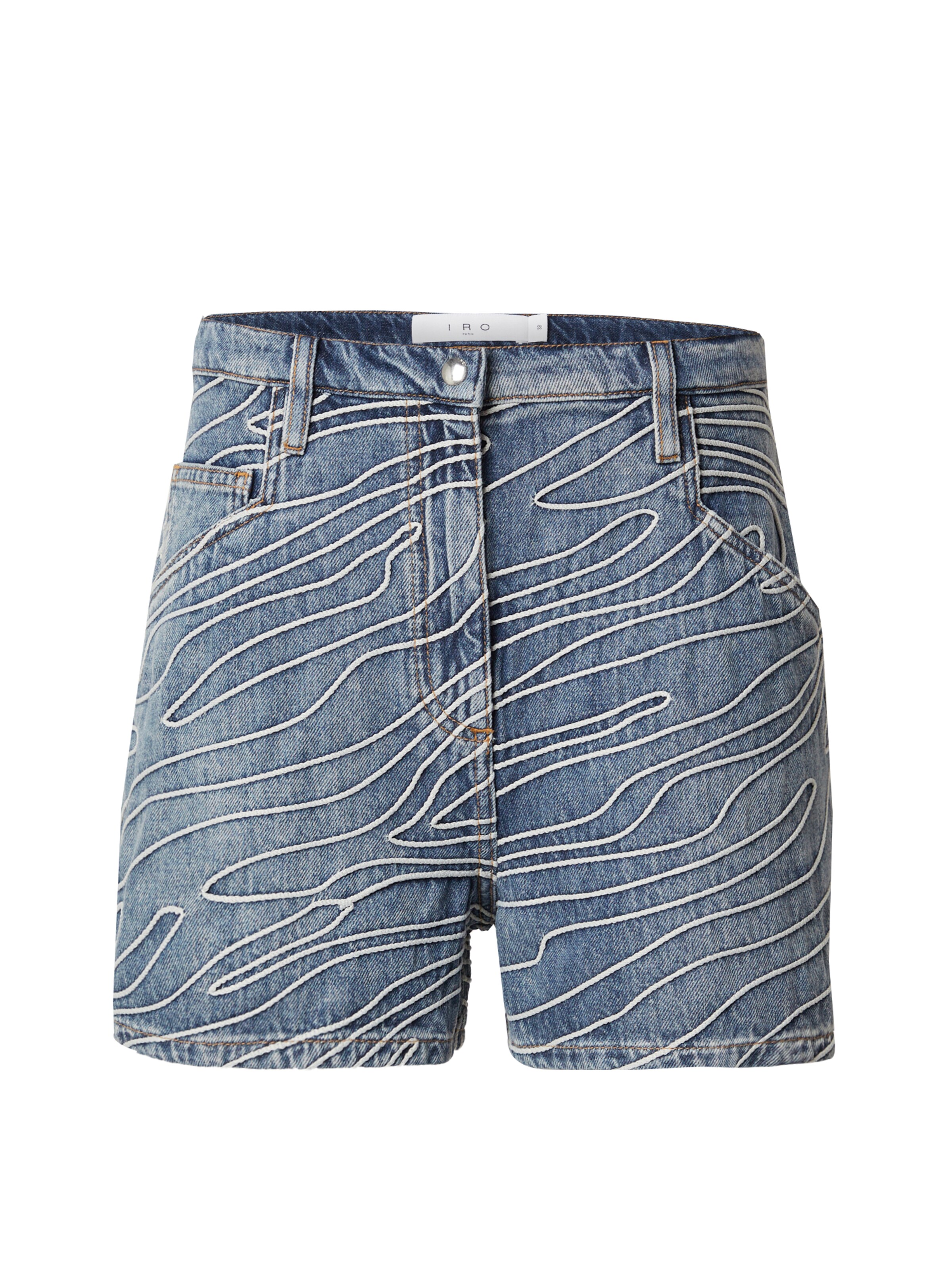 IRO tavaline Teksapüksid, värv sinine: eest vaates