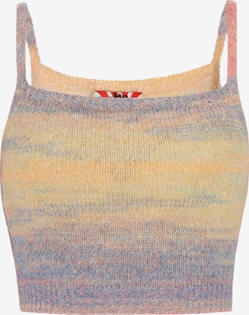 MYMO Neuletoppi 'Back To School' värissä keltainen: etupuoli