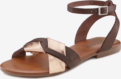 LASCANA Remienkové sandále - hnedá / bronzová, Produkt