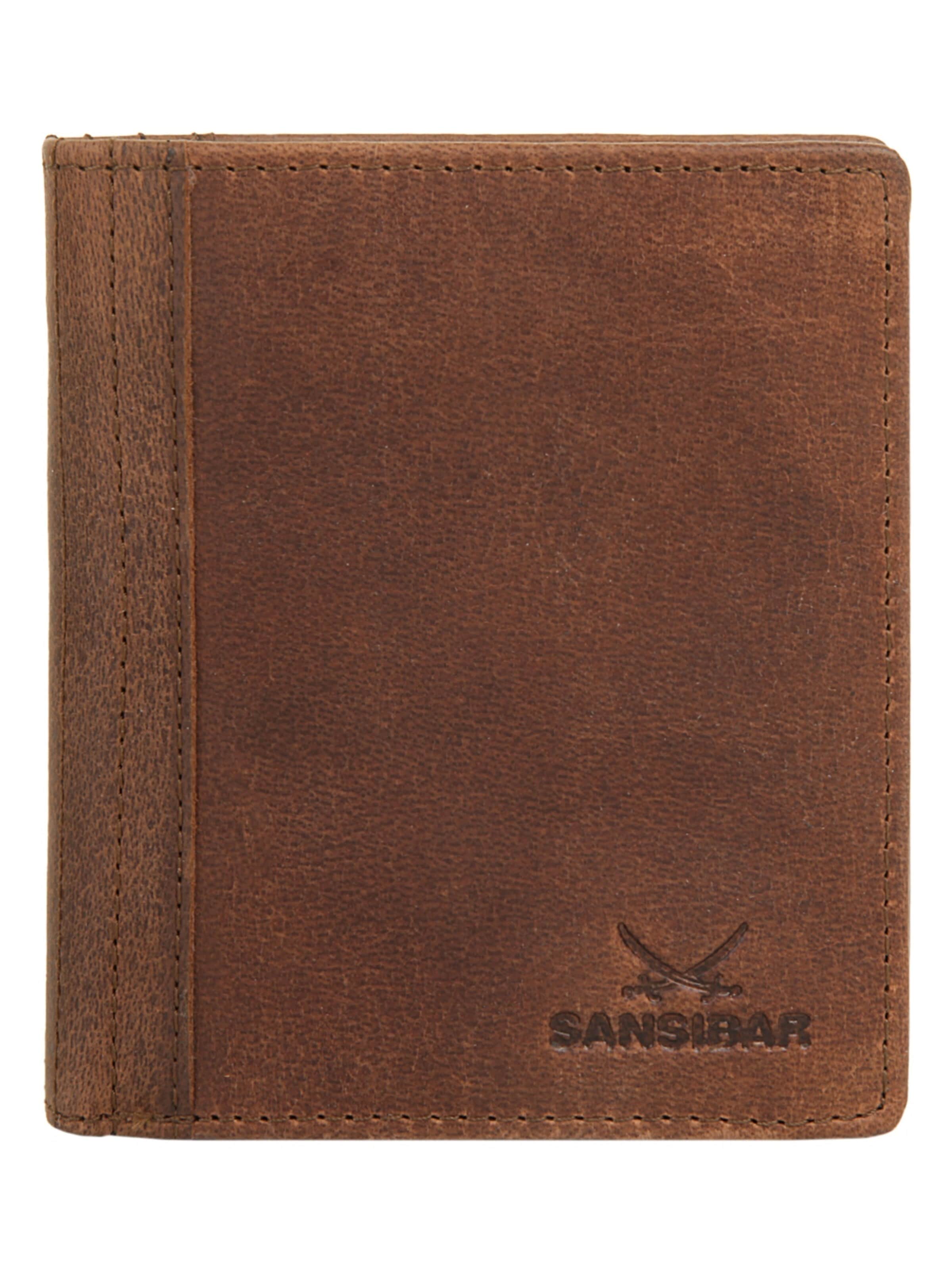 SANSIBAR Portemonnaie‌‌‌‌‌‌‌‌‌ in Braun: Vorderseite