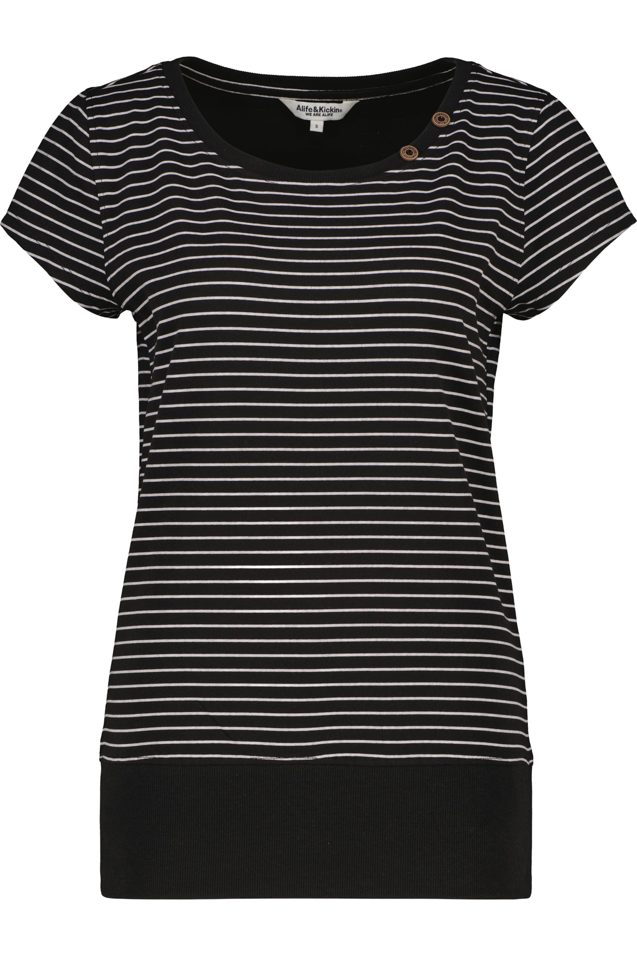 Maglietta 'AdelineAK P' di alife & kickin in nero: frontale