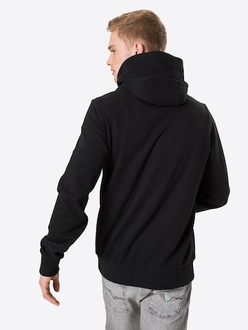 Fli Papigu Hoodie 'Wat ne Pflaume' in Schwarz